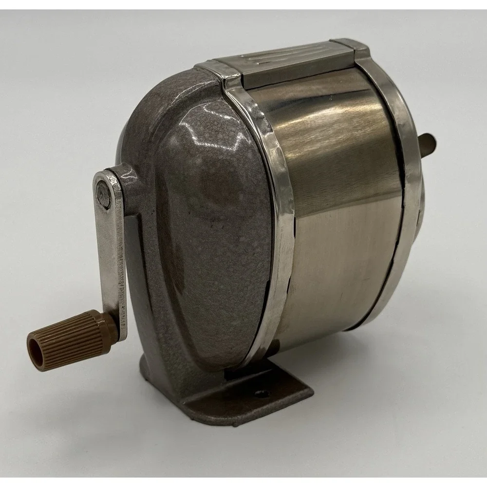 Boston KS Model No 1031 Wall Mount 8 Hole Pencil Sharpener Hammertone Paint 1976